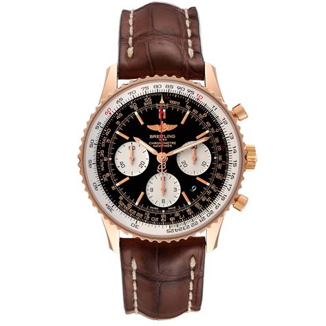 breitling navitimer 01 rose gold 44mm